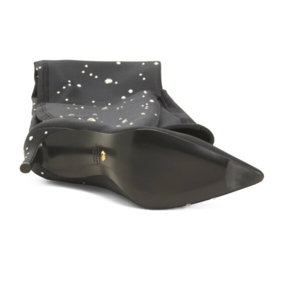 NWT STUART WEITZMAN Ultrastuart Cosmic 3.9" Crystal Embellished Knee Boots SIze8 - Picture 9 of 11